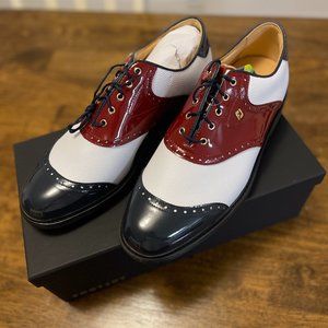 Limited Edition Men's FootJoy Wilcox Golf Shoes (Waterproof leather, Size 12)